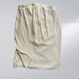 Ingrid & Isabel Cream Pencil Skirt